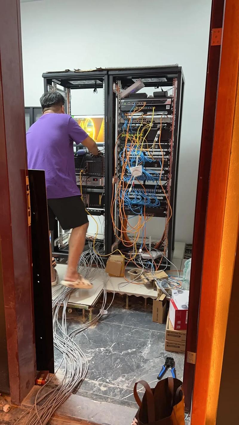 智能化弱電工程 #綜合布線 #機柜 展示.滿滿干貨