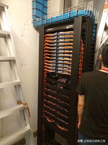 各種弱電工程機(jī)柜施工理線圖片,你因為哪個最好